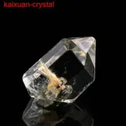 7Ct 100% Natural Rutile Flowers & Phantom Quartz Crystal Pendant Polished --319