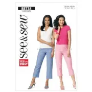Butterick Patterns B5738 Misses Pants, All Sizes