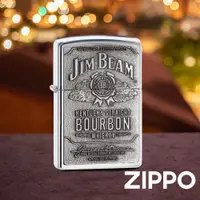 在飛比找蝦皮商城優惠-ZIPPO 金賓威士忌系列-經典徽章(銀)防風打火機 美國設