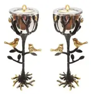 Shabbat Candlesticks - Made in Israel - Tree of Life - Modern Design