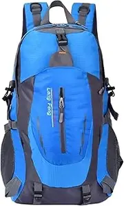 ALL IN RED BOX Hiking Backpack Suitable for Hiking Camping Skiing Traveling Rock Climbing 40L Blue