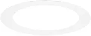 uxcell 1-Pack Goof Rings for 3 Inch Recessed Lights, 2.8" ID 4" OD Durable Steel Trim Ring Flush Mount White Can Light Trim Ring Cover for Ceiling Can Downlights