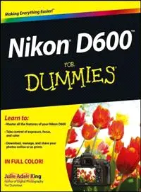 在飛比找三民網路書店優惠-Nikon D600 for Dummies