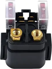QASULER Motorcycle Starter Relay Solenoid, for Yamaha, Kodiak 400 YFM400 2000-2006 Wolverine 350 YFM350 2006-2009 Grizzly 350 YFM350 2007-2009 Motorcycle Engine Start Relay