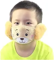 [KAYLRE] Earmuffs Warm 2 in 1 Fur Earmuffs Kids Headphones Warm Winter Accessories for Women Children Ear Muffs Warmer Ear Protectors Masque Enfant Warm Earmuffs (Color : Children Style2)