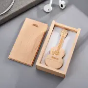 Guitar Shaped USB 2.0 Pendrive Wooden Flash Drive 16GB Memory Stick 2024 US