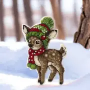 Wonderland Crafts Cross-stitch kit on a plastic base FLX-021