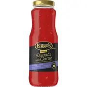 Leggo's Gourmet Rich Australian Tomato Passata Puree Sauce Garlic 400g