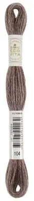 6 Pack DMC Eco Vita 100% Organic Wool Crewel Thread -16m/17.5 yd 5A0021SP-1G4R8