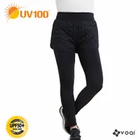 在飛比找蝦皮商城優惠-【UV100】防曬 保暖刷毛舖棉兩件式律動褲-女(CH716