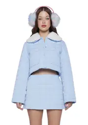 [Sugar Thrillz] Polar Express Quilted Jacket
