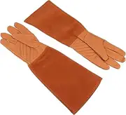 BCOATH 1 Pair Extended Sleeve Protective Gloves Heavy Duty Work Garden Gloves Puncture Labour Protection Comfortable Material