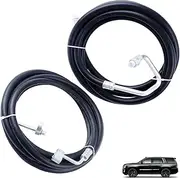 MUCO Rear AC Line Set SUB6050 Replacement Lines Air Conditioning Line for Cadillac Escalade ESV Chevy Suburban GMC Yukon XL 2000 2001 2002 2003 2004 2005 2006 Long wheelbase SUV Rear Aux AC Hose Kit
