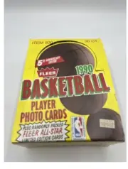 1990 Fleer Basketball Box 36 Sealed Wax Packs - Jordan Magic Bird