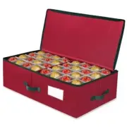 Christmas Ornament Storage Box with Adjustable Dividers, Cube Storage 1