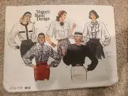 Vogue's Basic Design Sewing Pattern 1812 Misses Blouse 5 Styles Size 8-10-12 New