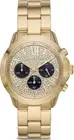 Michael Kors Womens Bradshaw MK6569 Chronograph Gold Stainless Steel Watch $295