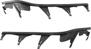 Labymos Left & Right One Pa Upper Headlight Cover Strips Replacement for 3 Series E46 98-01(4 Door)