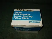 Thomson Super Ball Bushing Linear Bearing Pillow Block SPB-24-ADJ (18802-TubA)