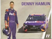 Denny Hamlin 2017 FedEX Monster Cup Driver Hero Card
