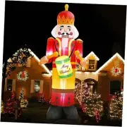 12 FT Giant Christmas Inflatables Nutcracker Soldier, Christmas Inflatable