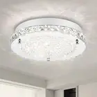 Crystal Ceiling Light LED Kitchen Ceiling Lights Flush Mount Dimmable Crystal...