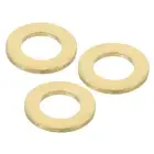 3Pcs Brass Flat Washer, M16 3/16"x1/16"x0.132mm Fenders Washers Assortment