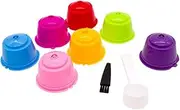 Color Filter Cup Accessories Food Grade PP Coffee Capsule Cup Refillable Reusable Filter