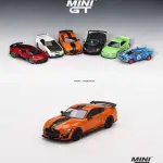 現貨 MINIGT 福得 FORD MUSTANG SHELBY GT500 橙色合金車模 1:64