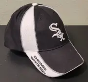 Vintage Chicago White Sox Twins Enterprise Black & White MLB Hat Cap Unique Rare