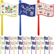 Arrowbash 12 Pack Colorful Noise Makers Novelty Purim Gragger Noise Makers Party Favors Holiday Noisemakers Assorted Color Party Graggers for Kids Celebration