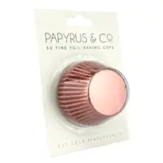 Papyrus & Co Rose Gold Foil Baking Cups 44mm (Pack of 50)