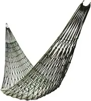 Outdoor Travel Camping Sport Hammock, Army Green Net Mesh Nylon Sleeping Bed Swi