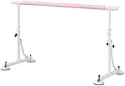 BarreFreestanding Barre Exercise Equipment, Mobile Stretch Barre Stick, Ballet Barre Rod Dance Studio, Dancing Pole Height Adjustable 84-110cm