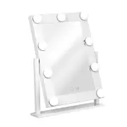 Embellir Makeup Mirror 30x38cm Hollywood Vanity with LED Light Rotation Tabletop