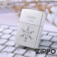 在飛比找momo購物網優惠-【Zippo官方直營】冬季戀歌-雪花獨秀防風打火機(美國防風