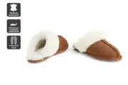 Outback UGG Unisex Premium Sheepskin Slippers (Chestnut)