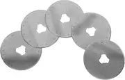 CORHAD Rotary Cutter Replacement Blades 45mm Circular Knife for Fabric Leather Paper Sewing Quilting Scrapbooking Set of 5 Storage Case