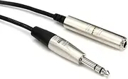 Hosa Pro Rean 1/4 Inch TRS to 1/4 Inch TRS Pro Headphone Extension Cable, 25 Feet