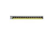 NETGEAR GS116LP 16-Port Gigabit Unmanaged PoE+ Switch (PoE Budget 76W), 1GbE