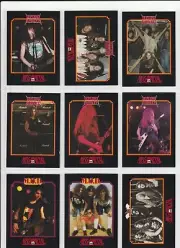 Thrash Metal Lot 9 cards; 1991 Impel Mega Metal; Dark Angel; M.O.D.; NM