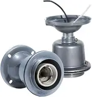 E-Simpo 2pcs E27/ E40 Medium/Mogul Ceiling Mount Type Dust/Waterproof Screw Porcelain DIY Livestock Veterinary Farm Light Socket High Temperature Resistant Tee Lamp Holder (E26 E27)