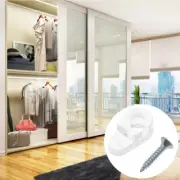 frameless mirror Mirror Clips with Screws Diy Door Clear Clip Glass Clip