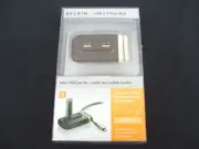 BELKIN USB HUB POWERED 4-PORT DESKTOP PC MAC 2.0 USB2.0 LAPTOP DOCK F5U304AUBRN