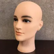 Durable Bald Manikin Head for Wigs Displaying Making Styling Jewelry Glasses