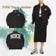 Nike 外套 NSW Team Jacket 黑 紅 女款 立領 復古 大Logo 保暖 DQ6610-010