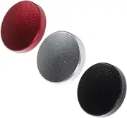KOMBIUDA 3pcs Aluminum Alloy Camera Shutter Button Soft Release Button with Convex Surface Enhances Grip Comfort for Precise Control Lightweight Durable Camera Accessories