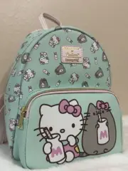 Loungefly Hello Kitty X Pusheen Mint Milk Mini Backpack 2021