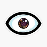 Bad Bunny, Eye Vinyl 3" Die Cut Sticker