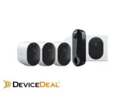 Arlo Mid-to-Large Home Bundle - Arlo Pro 5 + Doorbell + Floodlight camera